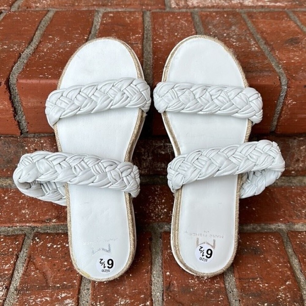 Marc Fisher Jaimee Flat Espadrille Slip On Sandal… - image 5